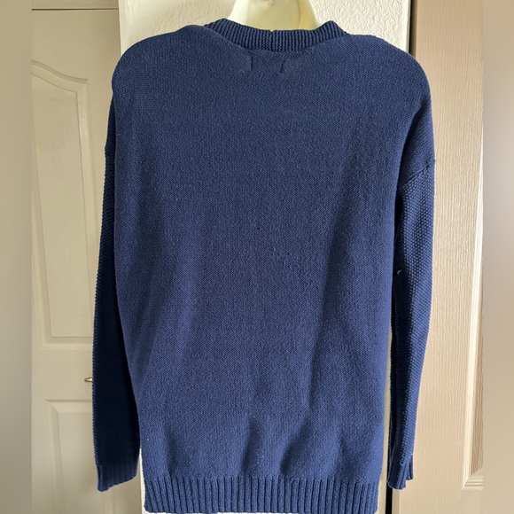 Blue oversized warm Old Navy Navy Sweater woman size small - Picture 5 of 5